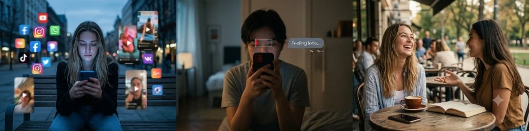 Smartphones have evolved from convenient tools into emotional safety blankets. Constant connectivity provides instant relief from boredom, loneliness, and stress, but it ultimately fragments our focus, increases background anxiety, and pulls us away from real-world moments